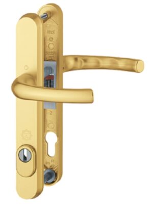 HOPPE 1710RH/3259N-ZA/3633N 3582296 PVC Lever Tokyo Secure 242x3292 215fix Gold (Per SET)