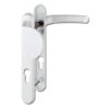 HOPPE 554/3360N/1710 L17466 Upvc Lever/Fixed Pad 240x30 92 122fix Silver (Per SET)