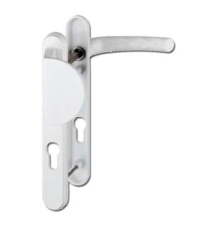 HOPPE 554/3360N/1710 L17466 Upvc Lever/Fixed Pad 240x30 92 122fix Silver (Per SET)