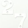 Numeral 50mm '9' Satin Aluminium (Per EACH)