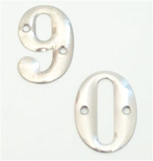 Numeral 50mm "5" Stainless Steel (Per EACH)