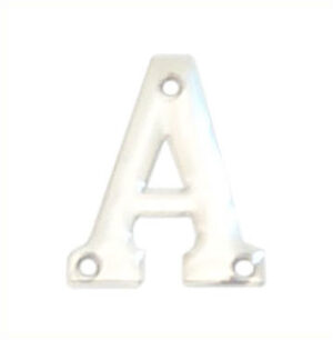 Letter A 50mm Stainless Steel (Per EACH)