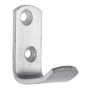 Wardrobe Hook 50mm Aluminium (Per EACH)