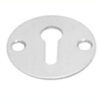 HERITAGE BRASS V1010-PC Escutcheon Key Plain Round 32mm Chrome Plated (Per PAIR)