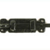 KIRKPATRICK 1547 Door Bolt Cranked 101mm Antique Black (Per EACH)