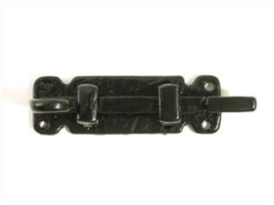 KIRKPATRICK 1547 Door Bolt Cranked 101mm Antique Black (Per EACH)