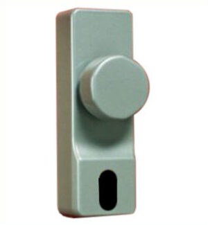 EXIDOR 302OA S W/O CYL OV Outside Access Dev Knob/Oval No Cylinder Silver (Per EACH)
