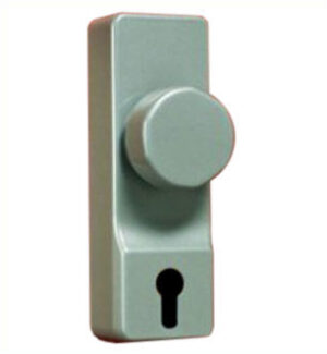 EXIDOR 302EA S W/O CYL EU Outside Access Dev Knob/Euro No Cylinder Silver (Per EACH)