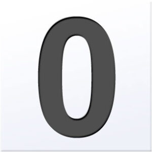 Numeral No 0 20mm SAA (Per EACH)