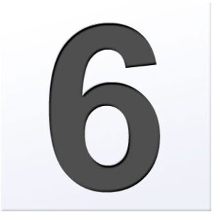 Numeral No 6 20mm SAA (Per EACH)