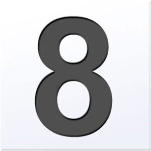 Numeral No 8 20mm SAA (Per EACH)