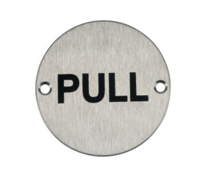 Sign Pull 75mm Dia SSS (Per EACH)