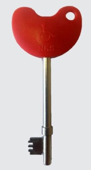 NKS Radar Pre-Cut Rim Key (Red Top) (Per EACH)