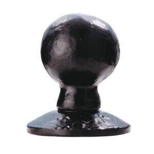 LUDLOW FOUNDRIES Mortice Knob Black Antiquell 60mm Black Antique (Per PAIR)