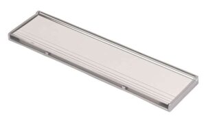 MAP HARDWARE 864-31 Letterplate 292mm Silver Frame SAA Flap (Per EACH)
