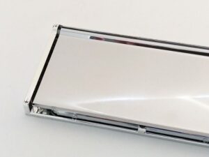 SELECT HARDWARE 884-37 Letterplate 292mm Chrome Frame & Flap (Per EACH)