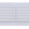 White 150 x 75mm Louvre Vent (Per EACH)