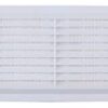 White 225 x 150mm Louvre Vent (Per EACH)