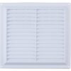 White 225 x 225mm Louvre Vent (Per EACH)