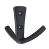 HEADBOURNE Double Coat Hook Matt Black (Per EACH)