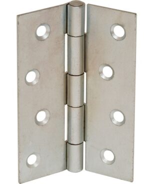 Steel Butt Hinge 100mm Satin Chrome (Per HINGE)