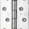 Strong Steel Butt Hinge 100mm Satin Chrome (Per HINGE)
