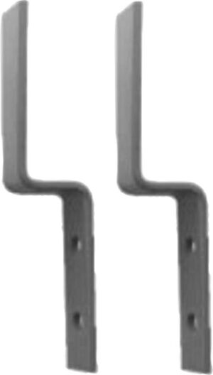 PERRY 112B Cranked Bracket C/W Coach Screws Galvanised (Per PAIR)