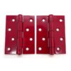 PERRY Strong Steel Butt Hinge 100mm Hewi Ruby Red (Per HINGE)