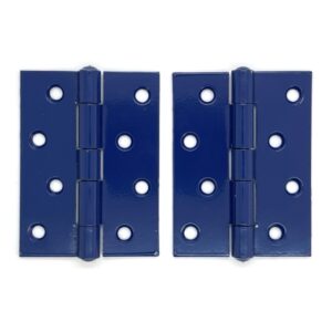 PERRY Strong Steel Butt Hinge 100mm Hewi Steel Blue (Per HINGE)