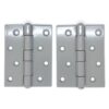 PERRY Strong Steel Butt Hinge 100mm Hewi Stone Grey (Per HINGE)