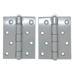 PERRY Strong Steel Butt Hinge 100mm Hewi Stone Grey (Per HINGE)