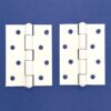 PERRY Strong Steel Butt Hinge 100mm Hewi Pure White (Per HINGE)