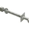 PERRY Gate Hook To Bolt C/W Welded Washer Galv (Per EACH)