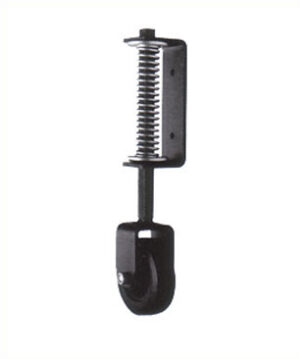 PERRY 940 Heavy Duty Sprung Gate Wheel 368mm Black (Per EACH)