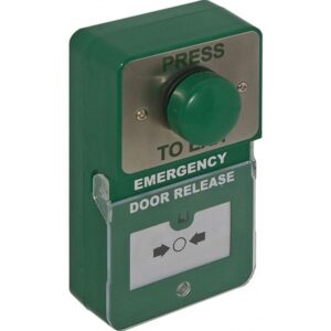 AEB31/BGU/PTE Green Dome Pte Button & Break Glass (Per EACH)