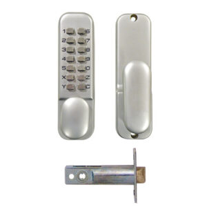 TSS CUSTDIGIS LOGO Digital Lock Int Opt Snib 60mm Backset Satin Chrome (EACH)