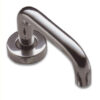 WEBB LLOYD 01/23/30.APA Sutton Lever 10mm Rose Polished Aluminium (Per PAIR)