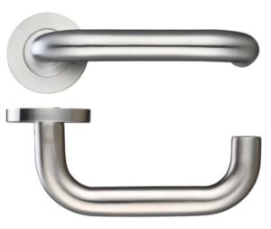 ZOO HARDWARE Lever Handle 19mm Dia 8mm Rose 316sss (Per PAIR)