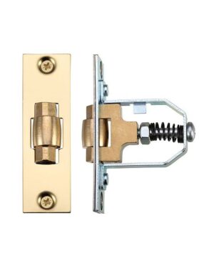 ZOO HARDWARE ZRL76PB Roller Catch Adjustable 76mm Polished Brass (EACH)