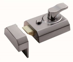 EUROSPEC RCN8260L/SC Rim Nightlatch 60mm Case Only Satin Chrome (Per EACH)
