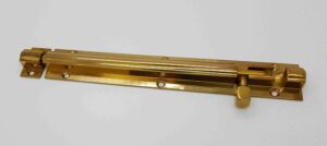 Barrel Bolt Straight (203x32mm) Polished Brass (EACH)