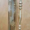 Trad Offset Pull Handle On 305x57mm Plate Polished Brass (Per EACH)