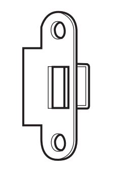 ASSA ABLOY Strike Plate For Nightlatch Polished Brass (Per EACH)