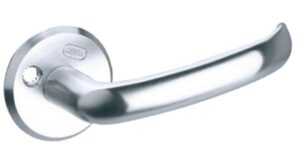 ASSA Lever On Unsprung Rose Satin Chrome (Per PAIR)