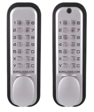 BORG LOCK BL2021 Digital Lock Back To Back Satin Chrome (Per EACH)