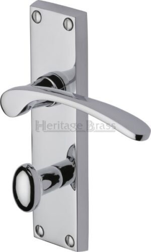 Sophia Lever Bathroom Furniture 154x40mm Chrome Plated (Per SET)