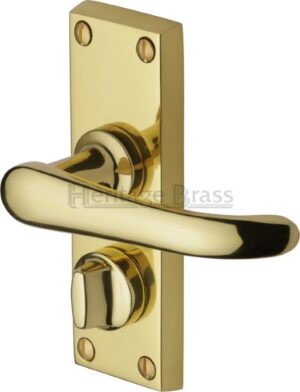 Windsor Lever Privacy Furniture 119x40mm P/Brass (Per SET)