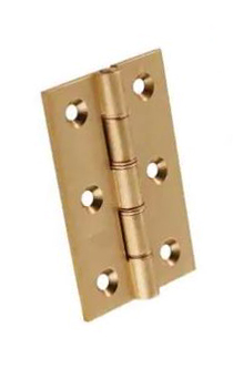CARLISLE BRASS HDPBW4 Solid Drawn Brass Hinge Double Washered 102x67x2.5 Polished Brass (HINGE)