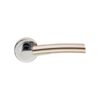 CARLISLE BRASS SZM014CPSN Valiant Lever On Round Rose Chrome Plated/Snp (Per PAIR)