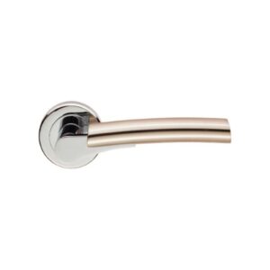 CARLISLE BRASS SZM014CPSN Valiant Lever On Round Rose Chrome Plated/Snp (PAIR)